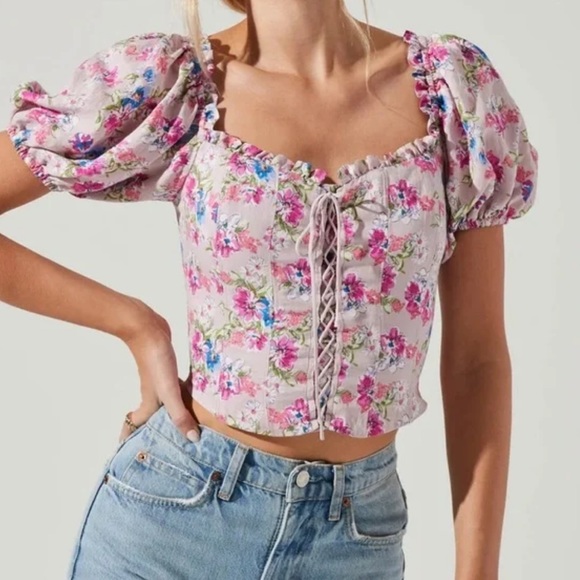 Astr Tops - ASTR Corset Top